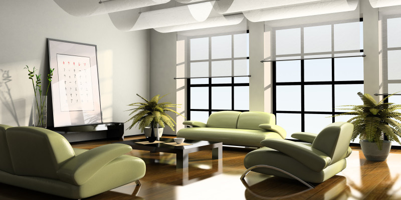 Interior 3D sofa